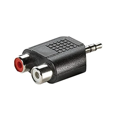 Imagen de Value 3.5mm Adapter, 1x M To 2x Rca F Cables De Audio Y Video