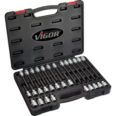 Imagen de VIGOR V1919 Piezas insertables de llave cubo Adaptador Volvo recto para V4385
