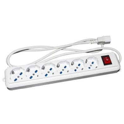 Imagen de LINK Enlace lkmp06 C MULTIPRESA para Grupos de continuidad con 6 tripolari 10/16 a Tomas Corriente IEC C13 Enchufe