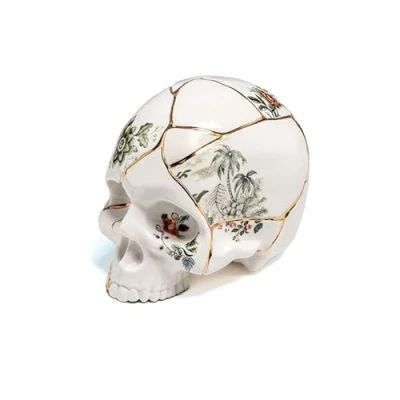 Imagen de SELETTI TESCHIO IN PORCELLANA KINTSUGI Skull 09944
