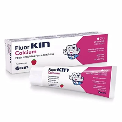 Imagen de Fluor Kin Calcio Pasta Dentifrica 75 Ml