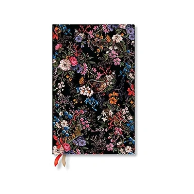 Imagen de Floralia (William Kilburn) Maxi Horizontal 12 month Dayplanner 2024 (Elastic Band Closure)