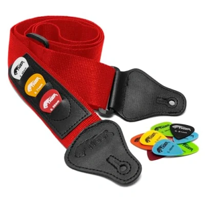 Imagen de Tiger Correa para guitarra, Selecciones adicionales, Rojo