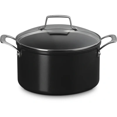 Imagen de Le Creuset Cooking Pan with Glass Lid Essential non stick Ceramic ø 25 cm / 6.0 liters . coating PFAS free