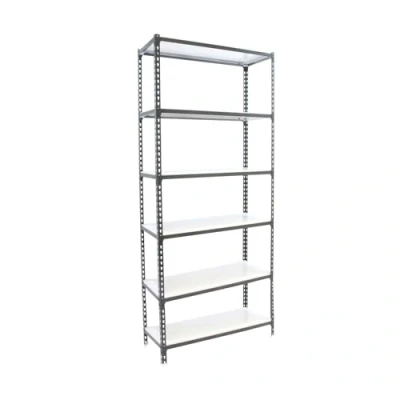 Imagen de Simon Rack Estanteria Metalica, 6 Baldas Ajustables, 200 kg de Punto Flexión, 2500x1200x400 mm, Estantería Almacenaje, Sin Tornillos, Antracita/Blanco Simonclick