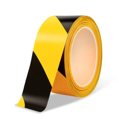 Imagen de Amig Cinta de Balizaje 500 m Longitud x 70 mm ancho Fabricada con Polietileno Baja Densidad LDPE Señalización para Delimitar Zonas Seguridad Amarillo y Negro