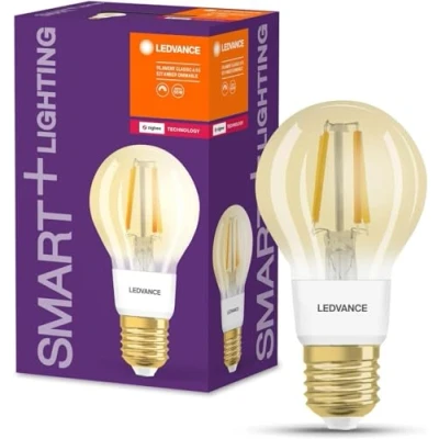 Imagen de LEDVANCE Lámpara LED, Casquillo: E27, Warm Comfort Light, 2400 K, 6 W, SMART+ Filament Classic Dimmable, paquete de 4