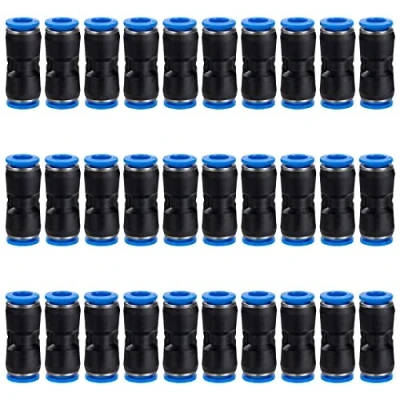 Imagen de 30 Piezas Conectores Neumáticos 8mm Enchufe Rapido Neumatico Manguera de Aire Accesorios para Herramientas Neumáticas