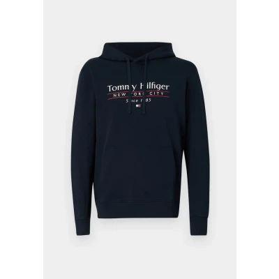 Imagen de Tommy Hilfiger Center Stack Hoody Sudadera, Hombre, Talla: XS, Desert sky