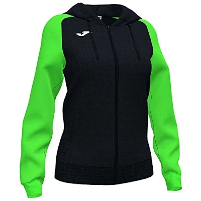 Imagen de Joma Mujer Sudadera con Capucha, Negro Verde Fluor, XXL