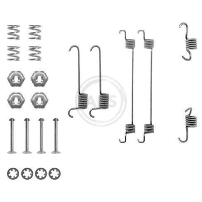 Imagen de A.B.S. 0650Q Juego de accesorios, zapatas freno CITROËN: Saxo Hatchback, AX, PEUGEOT: 106 II I Hatchback