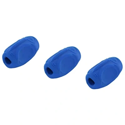 Imagen de KUM AZ4060026 B Ayuda para Escribir Sattler Grip A7, 3 Piezas, Azul, portalápices diestros y Zurdos