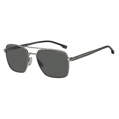 Imagen de Hugo BOSS Gafas de Sol 1045/S/IT Matte Ruthenium/Grey 58/17/145 hombre