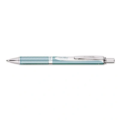 Imagen de Pentel BL407S A EnerGel Sterling Bolígrafo de punta redonda, grosor trazo 0,35 mm, diámetro bola 0,7 tinta negra, color azul