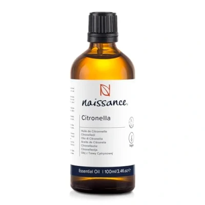 Imagen de Naissance Aceite Esencial de Citronela (No. 182) 100ml Puro, Natural, Vegano &amp; No Diluido Para Quemador, Humificador, Aromaterapia, Difusor, Masajes Corporales Velas, Jabon, Baño
