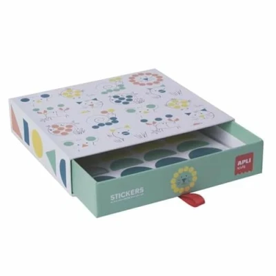 Imagen de APLI Kids 18361 Juego de gomets geométricos Animales