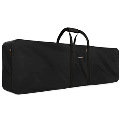 Imagen de Audibax Onyx Bag 73 Plus Funda para Teclados y Pianos de 49 Teclas Bolso con Asas Asa Hombro Extraíble Mochila Acolchada un Piano Digital Estuche Fabricado en Poliéster
