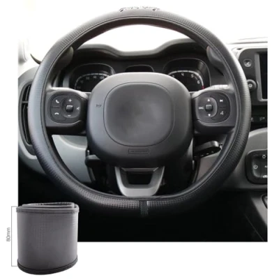 Imagen de Simoni Racing CVT/56C Funda cubierta para el volante 37mm 39mm carbón, negro Cuero de imitación