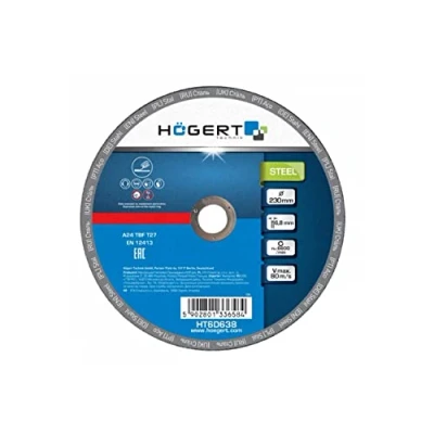 Imagen de Hogert Technik HT6D638 Rueda abrasiva, amoladora angular 230mm 66001/min 22.23mm