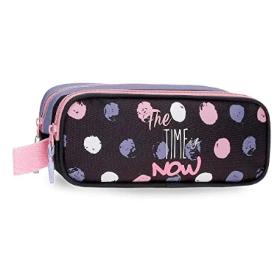 Imagen de Roll Road The time is now Estuche Doble Negro 23x9x7 cms Poliéster
