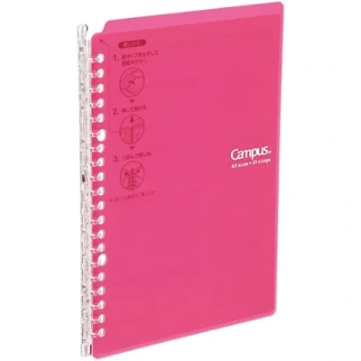 Imagen de Kokuyo Campus Smart classeur à anneaux A520 bagues Rose Foncé