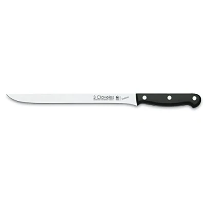 Imagen de 3 Claveles Uniblock Cuchillo profesional jamonero 24 cm