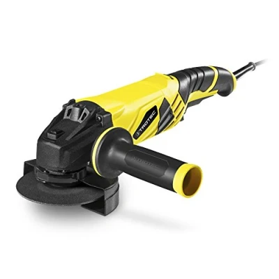 Imagen de TROTEC Amoladora angular PAGS 10 125, 1.200 W, Disco de Corte 125 mm, Diámetro Perforación 22.23 3.000 12.000 rpm, Mango adicional con 3 Posiciones Montaje, Incluye Maletín