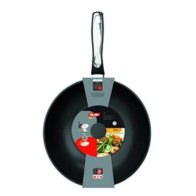 Imagen de IBILI Wok induplus, 28 cms, Aluminio, Antiadherente, Apto para induccion