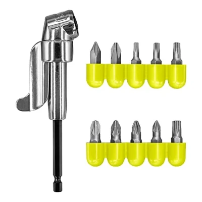 Imagen de RYOBI Kit 10 puntas (PH1/2, PZ1/2/2/3, TX15/20/25/30) y 1 adaptador angular