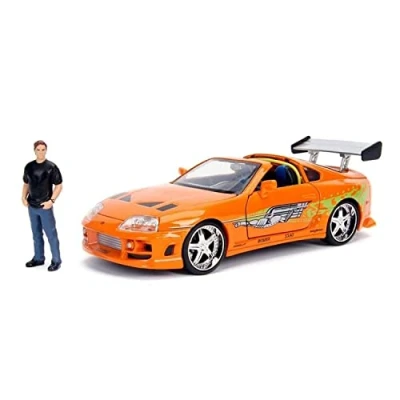 Imagen de Jada JA30738 The Fast and Furious 1:24 1994 Toyota Supra MK IV con Figura de Brian O&#039;Conner
