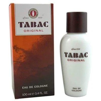 Imagen de Tabac® Original Eau de Cologne desde 1959 especiada y fresca cuidado masculino discreto fragancia masculina atemporal Spray natural con atomizador 100 ml