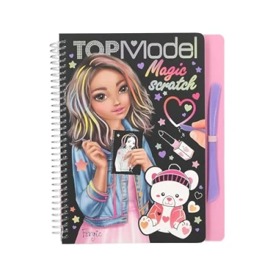 Imagen de Depesche 13266 TOPModel Magic Scratch Book, Libro geniales Motivos de Modelos para rascar, con Bonito Degradado Colores, Aprox. 20 x 19,5 2 cm, Multicolor