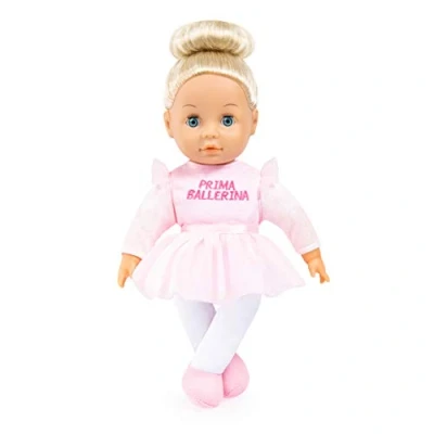 Imagen de Bayer Design 93311AA muñeca con Pelo, Bailarina, Anna Prima Ballerina, niña, Sonido, Cuerpo Blando, Rosa, 33cm