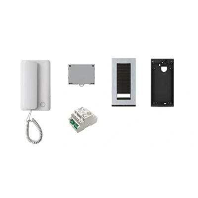 Imagen de CAME, Kit de portero electrónico, constituido por un telefonillo y una placa calle muy resistente mod. AGT A200 TARGHA