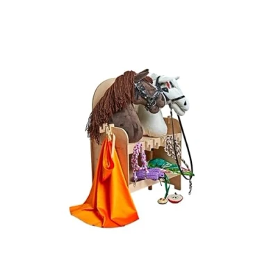 Imagen de X Group4th Estable Para caballos Establo de madera 2 Accesorios Hobby Horse Espacio Juguete los amantes niños
