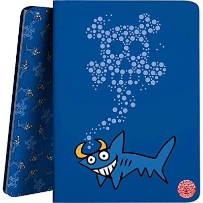 Imagen de Grafoplás 1332433. Carpetas de 30 Fundas, A4, Transparentes, Cubiertas Polipropileno, Colección Katuki Saguyaki, Modelo Shark