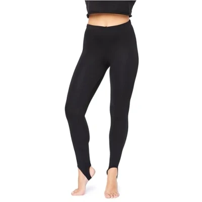 Imagen de Bellivalini Leggins Calientes Mujer Termo con Estribo Mallas Invierno Cálidas BLV50 321 (Negro, M)