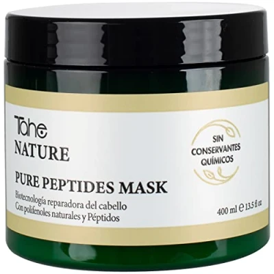 Imagen de Tahe Nature Mascarilla antirrotura Pure Peptides con Polifenoles naturales y Péptidos, 400 ml