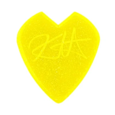 Imagen de DUNLOP Kirk Hammett Jazz III Yellow Glitter Picks, paquete de 6