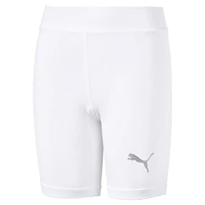 Imagen de Puma Liga Baselayer Shorttight Jr, Pantalones Cortos Para Niños, Blanco (Puma White), 164