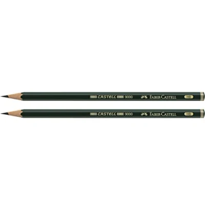 Imagen de Faber Castell B 9000 HB 2 Blíster con lápices de grafito 9000, graduación