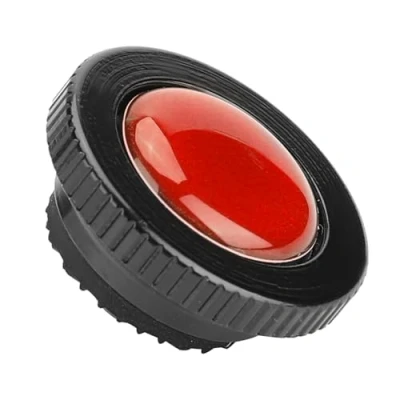 Imagen de Mini Placa Redonda de liberación rápida aleación Aluminio, Ultraligera para trípode acción Compacto con Tornillo estándar 1/4 Pulgada fácil Transporte (Rojo)