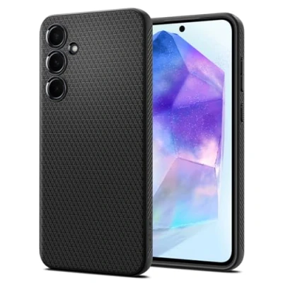 Imagen de Spigen Liquid Air TPU Back Cover Negro Samsung Galaxy A55 5G