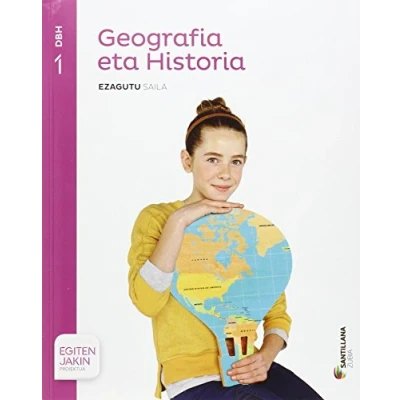 Imagen de GEOGRAFIA ETA HISTORIA EZAGUTU SAILA 1 DBH EGITEN JAKIN 9788498949230 (EDUCACION SECUNDARIA)