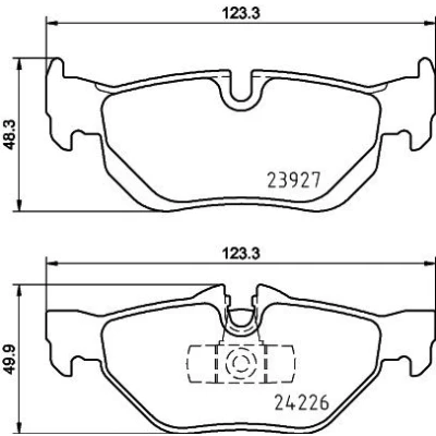Imagen de HELLA 8DB 355 031 781 Juego de pastillas freno con contacto avisador desgaste accesorios BMW: 3 Berlina, Coupé, 1 Hatchback