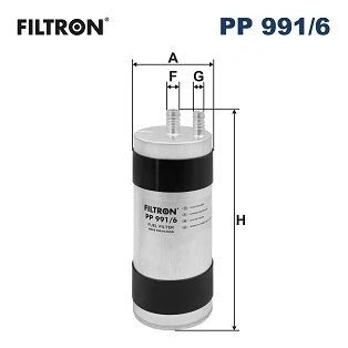 Imagen de FILTRON PP 991/6 Filtro Combustible de tubería 11 13 AUDI: A7 Sportback, A8