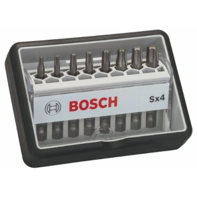 Imagen de Bosch 2 607 002 559 Set de 8 puntas atornillar Robust Line, Sx extraduras 49 mm, 8tlg. (pack 8)