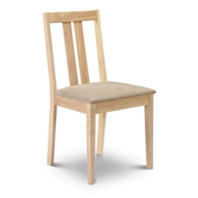Imagen de Julian Bowen Juego de 4 sillas comedor Rufford, natural