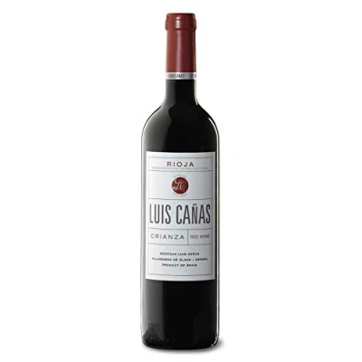 Imagen de Luis Cañas Vino Tinto con D.O. Rioja Crianza Variedad de Uva Tempranillo, Garnacha, Graciano, Mazuelo, Viura y Rojal Notas Afrutadas Botella 75 cl