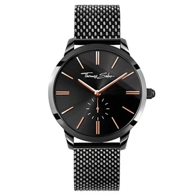 Imagen de THOMAS SABO Reloj Analogico para Mujer de Cuarzo con Correa en Acero Inoxidable WA0277 202 203 33